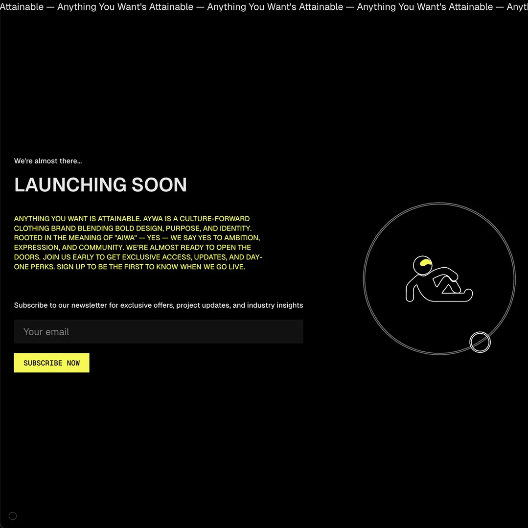 AYWA first development image